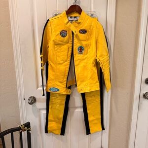 Kill Bill Beatrix Kiddo Yellow Costume Jacket Pants Adult M